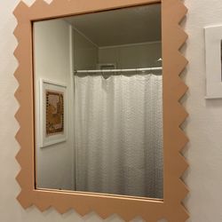 Zig Zag Mirror 30x24
