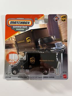 Matchbox Working Rigs 2026 UPS International Durastar Box Truck