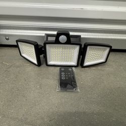 Tuffenough Solar Outdoor Lights- 2500 LM 210 LED Motion Sensor Security Flood Lights With Remote Control (2-pack) - Brand New In Box