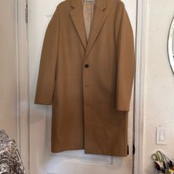 Men’s Designer Vince Wool Coat Size M