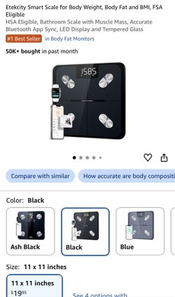 Etekcity Smart Scale for Body Weight, Body Fat and BMI, FSA Eligible