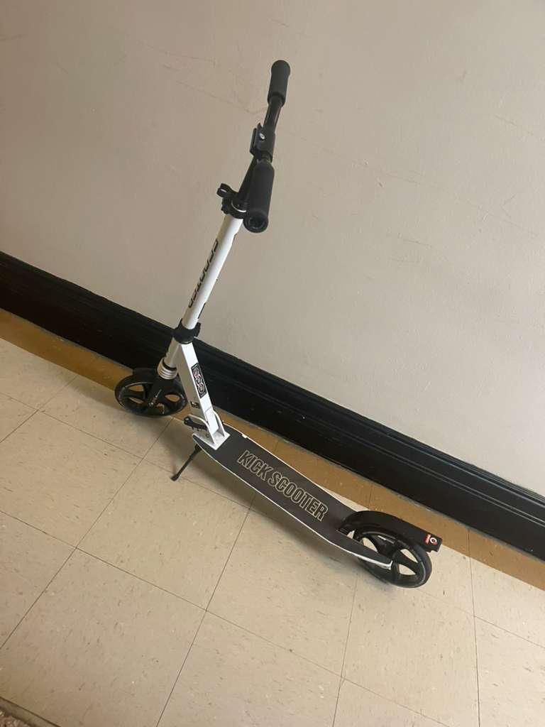 Kick Scooter for Ages 6+, for Kids, Teens, and Adults, Max Load 240 LBS, Foldable, 8-inch Big Wheels for Kids and Adults, with Kickstand, 3 Adjustable