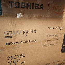 TV TOSHIBA FIRE 75".