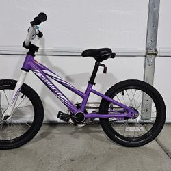 Specialized Hotrock 16in Kids Bike - Purple White