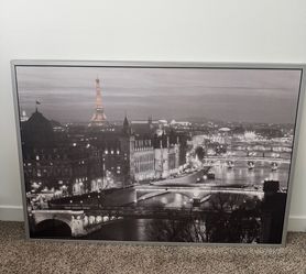 IKEA Bjorksta “Paris City” Framed Print - 55” x 39.5”