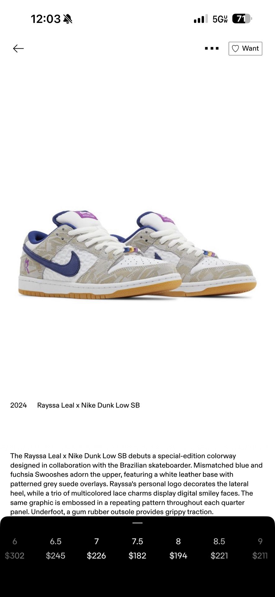 2024 Rayssa Leal × Nike Dunk Low SB
