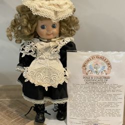 Tootie Porcelain Doll French Maid