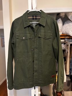 LL Bean Blanket Lined Trucker Jacket