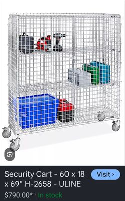 Solid storage cage