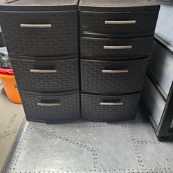 Sterilite 3-Drawer Weave Tower, Espresso