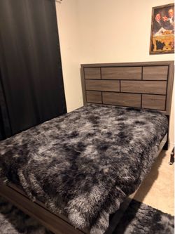 Queen size bed no mattress