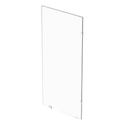 34.75" W x 80" H Frameless Fixed Glass Panel