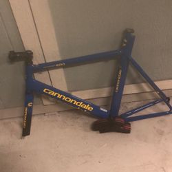 58cm 650c Cannondale Frameset As New!