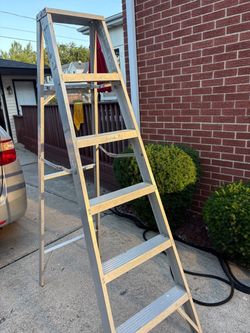 6 foot aluminum ladder