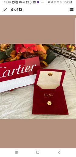 Cartier ring box and pouch Brand new