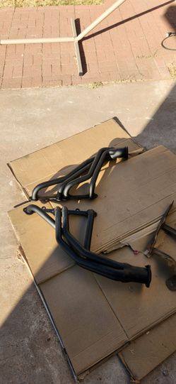 New Long Tube headers for a chevy small block