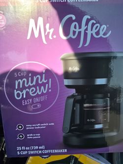 Mr. Coffee 5-Cup Mini Brew Coffeemaker