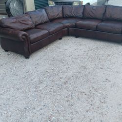 Bernhart Leather Top Grain Leather! Pre Owned  Save Money 