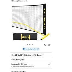 New Pickleball Net (purchased from Amazon and never used)