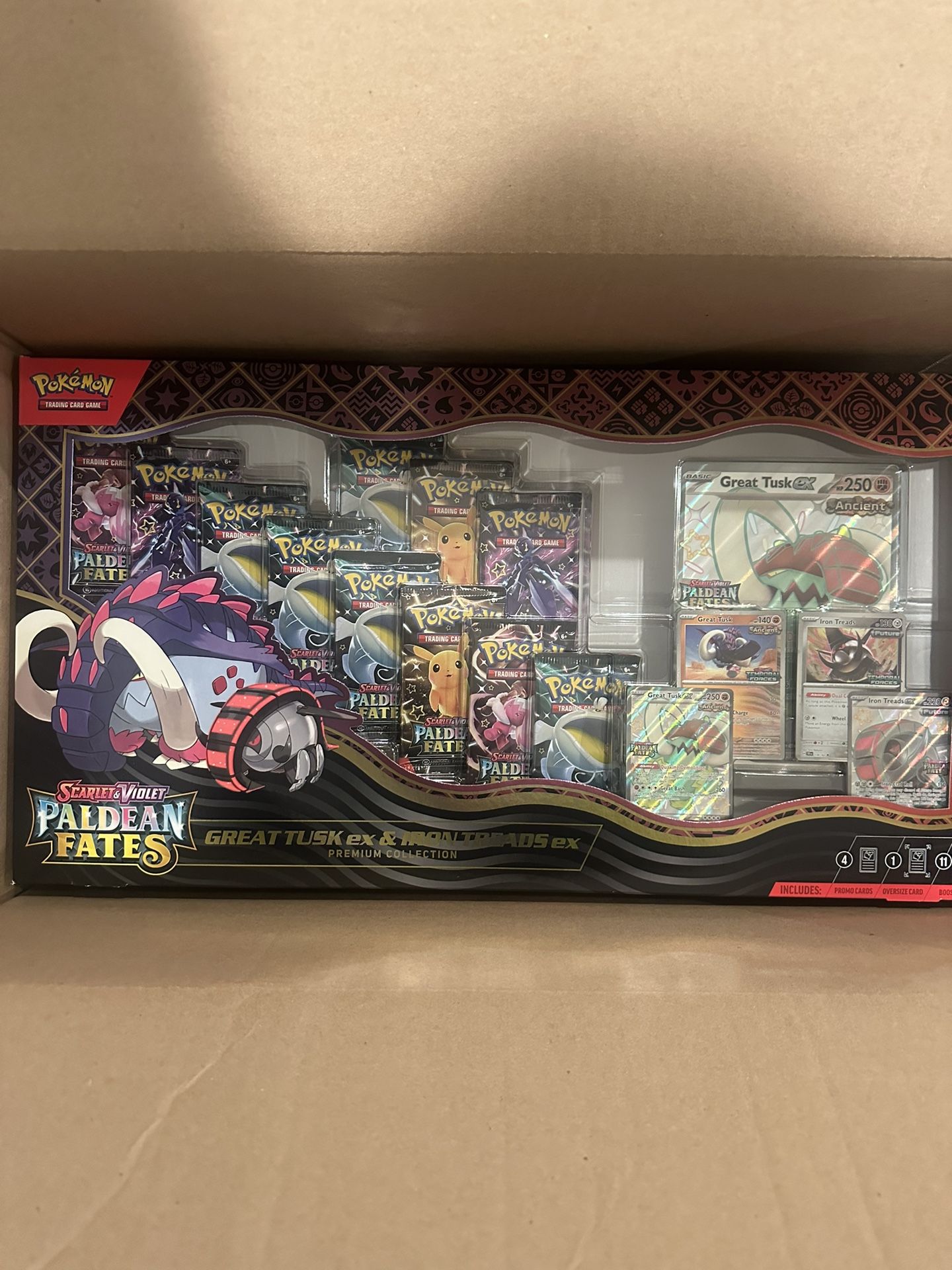 Pokemon Paldean Fates Tusk Premium Collection