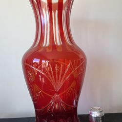 Large Bohemian Style Vase