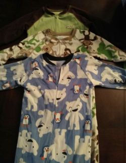Boys Footie Winter Pajamas (4T)