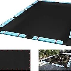 10x16 FT Pool Covers for Inground Pools, Rectangular Swimming Pool Cover,