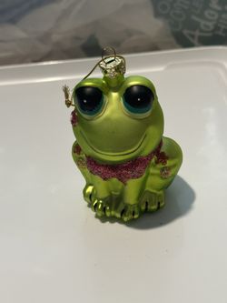 Frog Christmas Ornament 