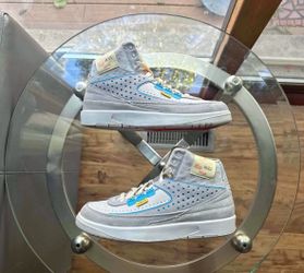 Nike Air Jordan 2 X Union LA Grey Fog SP Premium Og Retro Size 8.5 men’s