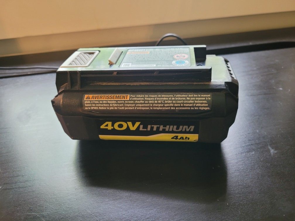 Ryobi 40V Battery (stopped working)