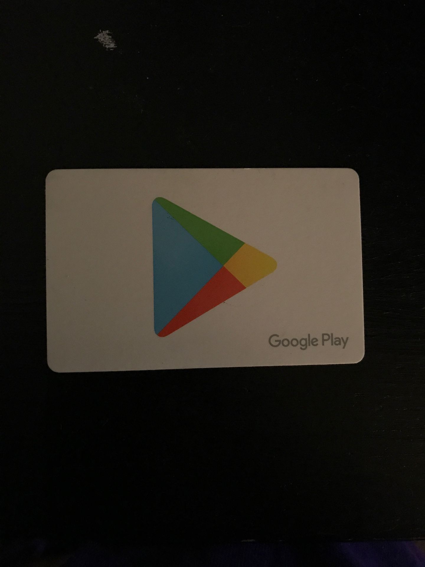Google play card