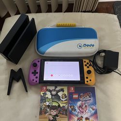 Nintendo Switch With 2 Games Excellent Condition