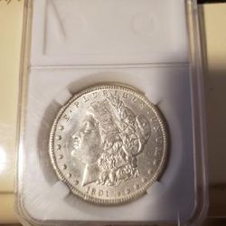 1891 Silver Morgan Dollar Carson City 