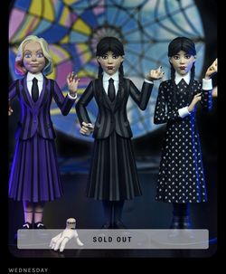 WEDNESDAY ADDAMS (NEVERMORE ACADEMY) NECA TOY FIGURE 