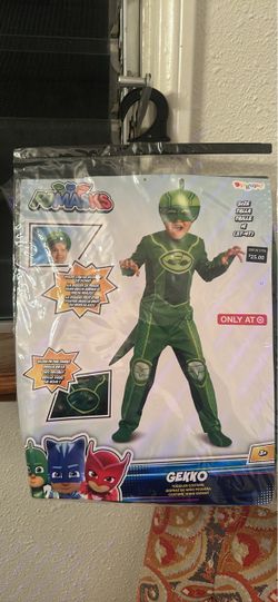 Disguise PJ Masks Gekko Toddler Costume Size 3T-4T