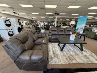 2 PC RECLINER SOFA AND LOVESEAT
