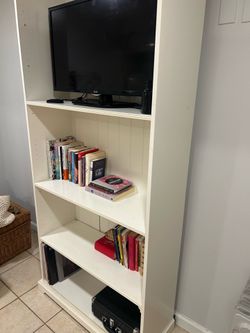 Ikea White TV Shelving