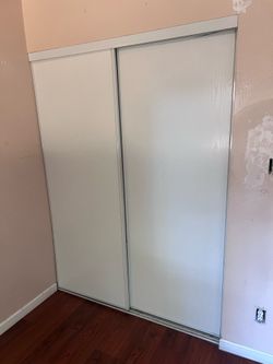Sliding closet doors