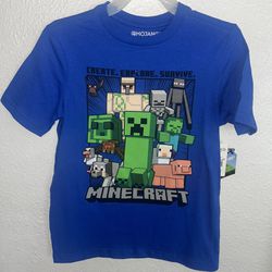 Minecraft Shirt Size 6/7