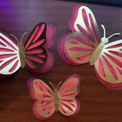 3D Butterflies 