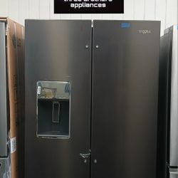 Black Whirlpool French Door Refrigerator 39$ Down