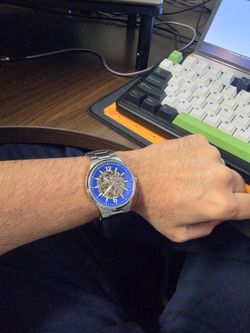 Caravelle by Bulova 43A135 Automatic Skeleton Watch