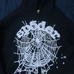 Sp5der OG Web Hoodie Black