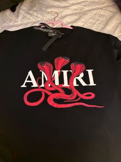 Amiri Snake Graphic T-Shirt Black