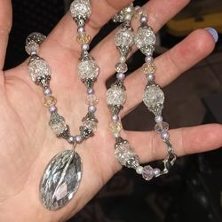 Handmade Crystal Necklace 