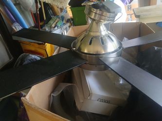 Ceiling Fan With A Remote