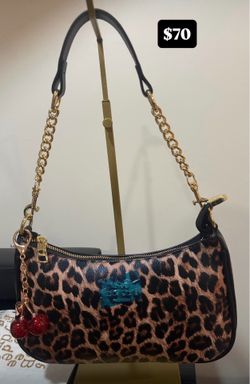 Coach Leopard Print Shoulder Bag
