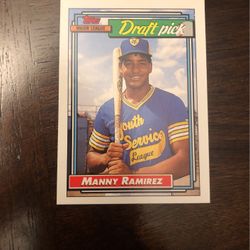 1992 TOPPS MANNY RAMIREZ RC