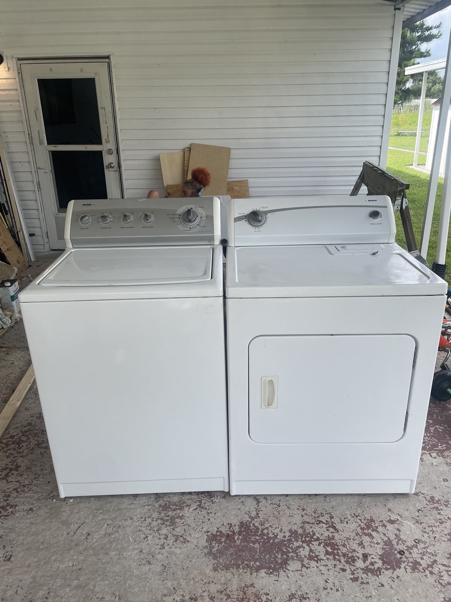 Kenmore washer/dryer set