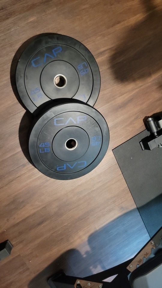 45 Pound Cap Weight Plate